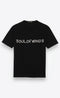SOUL OF WINDS RUBBER PRINT BLACK T-SHIRT