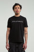 SOUL OF WINDS RUBBER PRINT BLACK T-SHIRT