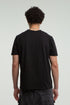 SOUL OF WINDS RUBBER PRINT BLACK T-SHIRT