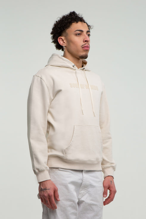 SOUL OF WINDS VELVET LOGO HOODIE