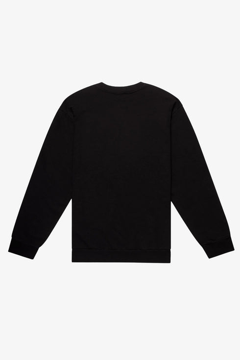 SOUL OF WINDS BLACK TERRY CREWNECK